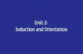 Unit 2: Induction and Orientation€¦ · Induction, Orientation & Welcome . Shortly after enrolment, you will be invited to attend a variety of induction events. Attending these