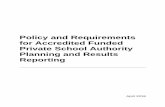 Policy and Requirements for Accredited Funded Private ...€¦ · Policy and Requirements for Accredited Funded Private School Authority Planning and ... Accredited funded private