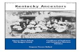 Vol. 43, No. 2 Winter 2007 Kentucky Ancestors Kentucky Ancestors Vol. 43, No. 2 Winter 2007 genealogical