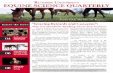 RutgeRs univeRsity EquinE SciEncE quartErly · Kenny@aesop.rutgers.edu Red Barn - Cook Farm Rutgers, The State University of New Jersey New Brunswick, NJ 08901 Wednesday, February