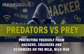 PREDATORS VS PREY - h4fs.com€¦ · HACKERS, CRACKERS AND SCAMMERS ON THE WILD, WILD WEB PREDATORS VS PREY Independent Registered Investment Advisor (RIA) Our clients: individuals