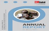 SAT ANNUAL REPORT TO INTERNATIONAL COOPERATING PARTNERS€¦ · sat annual report to international cooperating partners resilient, equitable & inclusive: girls, adolescents and young