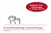 Facilitating meetings - Code of Good Practicecodeofgoodpractice.com/wp-content/uploads/2019/05/Seeds-for-Cha… · and effective. You can find out more about consensus decision making