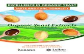 Organic Yeast Extracts - Leiber GmbH€¦ · nic yeast extract range. All of the below mentioned yeast extracts are certified organic and produced without any chemicals or synthetic