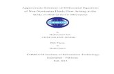 Approximate Solutions of Differential Equations of Non ...prr.hec.gov.pk/jspui/bitstream/123456789/1702/1/2160S.pdf · CIIT/FA09-PMT-003/ISB ix. ABSTRACT Approximate Solutions of