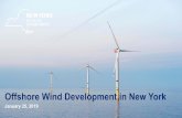 Offshore Wind Development in New York€¦ · National Offshore Wind Research & Development Consortium • Solicits an administrator for a “voluntary consortium” that will deliver