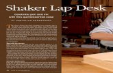 Shaker Lap Desk - Fine Woodworking€¦ · Shaker Lap Desk 24 FINE WOODWORkINg COPYRIGHT 2015 by The Taunton Press, Inc. Copying and distribution of this article is not permitted.