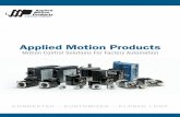 Applied Motion Products - Kaman Automation … · capabilities and experience to provide it for you. Closed Loop. Our StepSERVO™ closed loop stepper technology greatly improves