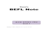 BEFL Note - yoons.beflys.gscdn.comyoons.beflys.gscdn.com/todaysbefly/beflnote/answer/3399/3399_34… · 3. 너도 알다시피, 난 한국에 ß 두어 달 동안 있어 왔잖아.