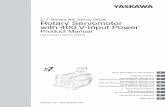 Sigma-7-Series AC Servo Drive Rotary Servomotor with 400 V ...€¦ · Model: SGM7J, SGM7A, SGM7G Rotary Servomotor with 400 V-Input Power -7-Series AC Servo Drive Product Manual