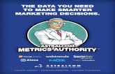 THE DATA YOU NEED TO MAKE SMARTER MARKETING DECISIONS.€¦ · Our Google Analytics-certified professionals will setup your analytics program to measure the things that are important