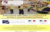 Executive Diploma in Logistics & Supply Chain Management · EXECUTIVE DIPLOMA in LOGISTICS & SUPPLY CHAIN MANAGEMENT 9U&?922j L ? 9&P 8 &9U L9U&?922j L &U The European International