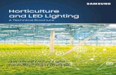 Horticulture and LED Lighting - Samsung Electronics America€¦ · Horticulture and LED Lighting A Technical Brochure Jun. 2019 Advanced Use of Light for Better Plant Growth. Plant
