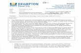 BRAMPTON · Introduction to the City of Brampton Official Plan Review . Contact: David Waters, Manager, Land Use Policy (905) 874-2074 . Overview: • The Planning Act requires municipalities