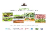 VANUATU Agriculture Sector Policy - FAOfaolex.fao.org/docs/pdf/van158156.pdf · Goals (MDG) and new Sustainable Development Goals (SDG) aspirations for poverty eradication (SDG1),