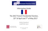 Information Guide The 2017 French Presidential Election ...orca.cf.ac.uk/99572/1/2017 French election.pdf · To vote in the 2017 French Presidential Election you must fulfil these