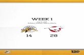 WEEK 1 - s3.amazonaws.com€¦ · Week #1 - Game #12 - Year 2018 Hamilton Tiger-Cats @ Calgary Stampeders Hamilton Tiger-Cats Calgary Stampeders PASSING ATT CMP PCT YDS INT TD LG