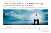 The Revolution of Marketing and Leadership's Role · future workforce must be data driven and technology savvy. Do you have enough talent in house? Strategically thinking, the big