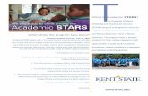 Achieving and Reaching for Success Academic STARS · Achieving and Reaching for Success (STARS) program is designed for newly en - rolled Kent State University freshmen who are African-American,