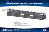 ENGINEERING CAPABILITY STATEMENT€¦ · ENGINEERING CAPABILITY STATEMENT Contact: Hugh Watson AWMA Engineering Manager +61 3 5456 3331 ... calculations in line with AS4100 steel