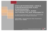 SWARTHMORE AREA GREENHOUSE GAS EMISSIONS INVENTORY Swarthmore Area Greenhouse Gas Emissions Report |