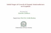 Initial Stages of Growth of Organic Semiconductors on Graphenesstanic/teaching/Seminar/2011/20110613_Manisha.pdf · Initial Stages of Growth of Organic Semiconductors on Graphene