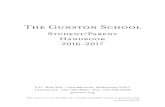 The Gunston School€¦ · revised 9/05/16 P.O. Box 200 • Centreville, Maryland 21617 Telephone: 410.758.0620 • Fax: 410.758.0628 gunston.org The Gunston School. August, 2016