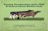 Fraley Production Sale VIII & Select Show Heifer Sale€¦ · Fraley Production Sale VIII & Select Show Heifer Sale TRACEY COYLE 3351 BUTTER CREEK RD GENESEE, PA 16923 814-698-2468