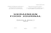 UKRAINIAN FOOD JOURNAL - dspace.nuft.edu.uadspace.nuft.edu.ua/jspui/bitstream/123456789/7384/1/UKRAINIAN F… · Heat treatment modeling of industrial raw materials in the vacuum
