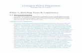 Lexington Police Department Evaluati… · updates, new trends in law enforcement and diminishable skills refresher . training. 1 ... Lexington police officers are trained to respond