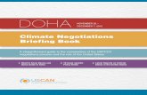 Climate Negotiations Briefing Book Climate Negotiati… · Climate Negotiations Briefing Book Latest Reports on Climate Action in the United States Need to Know Basics and Quick Guide