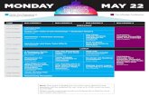 MONDAY MAY 22 - CreativePro Weekcreativeproweek.com/docs/CreativeProWeek2017_ScheduleMap.pdf · MONDAY MAY 22 TIME BALLROOM 1 BALLROOM 2 BALLROOM 3 BALLROOM 4 7:30–9:00am BREAKFAST