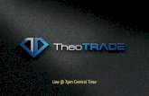 Live @ 7pm Central Time - Theo Trade€¦ · About TheoTrade •TheoTrade Specializes in education for options, futures, and stocks. •Founded by professional traders and trading