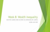 Week 8: Wealth Inequality - University of Kansaspeople.ku.edu/~chkim/soc760/summary/2018/Week08_Sim_Race an… · Week 8: Wealth Inequality KEISTER (2000) AND ALTONJI & DORASZELSKI