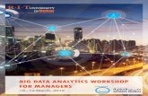 Data Analytics Workshop - Managers Analytics Workshop... · DATA SCIENCE PROJECT MANAGEMENT DATA DRIVEN DECISION MAKING SHIFTING FROM MODELS TO PRACTICAL USE CASE. PROGRAM OVERVIEW