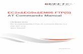EC2x&EG9x&EM05 FTP(S) AT Commands Manual - Sixfab€¦ · EC2x&EG9x&EM05 FTP(S) AT Commands Manual LTE Module Series Rev. EC2x&EG9x&EM05_FTP(S)_AT_Commands_Manual_V1.0 Date: 2017-11-22