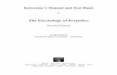 The Psychology of Prejudice - TEST BANK 360testbank360.eu/sample/test-bank-psychology-of-prejudice-2nd-editio… · Psychology of Prejudice, Second Edition, by Todd Nelson, provided