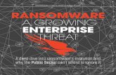 CROWDSTRIKE // WHITE PAPER // PUBLIC SECTOR … · CROWDSTRIKE // WHITE PAPER // PUBLIC SECTOR RANSOMWARE A GROWING ENTERPRISE THREAT A deep dive into ransomware's evolution and why