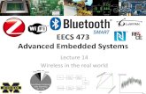 EECS 473 Advanced Embedded Systems · 2, d 4) • p 2 =P(d 1, d 3, d 4) • p 3 =P(d 2, d 3, d 4) –If any one bit goes bad (p or d) can figure out which one. • Just check which