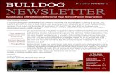 BULLDOG December 2016 Edition NEWSLETTER€¦ · December 2016 Edition Dear Bulldog Families, ... January 18 Mr./Miss. EMHS Assembly January 26 Enrollment/Curriculum Night January