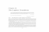 The Laplace Transform - Christian Brothers Universityfacstaff.cbu.edu/~lbecker/Math471/Lessons/LaplaceTransform.pdf · The Laplace transform, an improper integral, was ﬁrst introduced