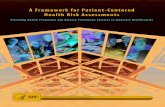A Framework for Patient-Centered Health Risk Assessments · cs 228668-a