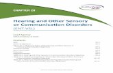Hearing and Other Sensory or Communication Disorders€¦ · Hearing and Other Sensory . or Communication Disorders (ENT-VSL) Lead Agency. National Institutes of Health. Contents.