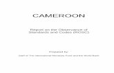 Cameroon - Report on the Observance of Standards and Codes ... · Report on the Observance of Standards and Codes (ROSC) Prepared by: ... presenting central government financial operations.