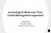 Assessing UX Work over Time: A Data Management Approachuxlib.org/wp-content/uploads/2019/07/ux_data_management_uxlibsv … · Assessing UX Work over Time: A Data Management Approach