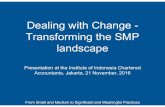 Transforming the SMP Landscape Jakarta PPTiaiglobal.or.id/v03/files/file_publikasi/Dealing With Change... · Microsoft PowerPoint - Transforming the SMP Landscape Jakarta PPT.pptx