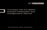 TruVision HD TVI 5MPX - Interlogix · Mounting the HD-TVI fixed lens turret camera 40 Surface mount 40 Surface mount when using the optional back box 45 Mounting the HD-TVI VF motorized