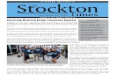 OCTOBER 12, 2017 VOLUME 6 ISSUE NO. 49 University Weekend ...€¦ · University Weekend Brings Thousands Together IN THIS ISSUE Thousands of Stockton community members celebrated