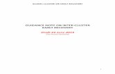 GUIDANCE NOTE ON INTER-CLUSTER EARLY RECOVERY€¦ · 4 Implementing Early Recovery, IASC background document, 15 July 2013, endorsed by the IASC Principals 5 IFRC Secretary General