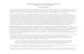 THE EPISTLE TO THE ROMANS - tulsachristianfellowship.com · The Epistle to the Romans, The International Critical Commentary (New York: Charles Scribner's Sons) 1896, pp lxxv-lxxvi